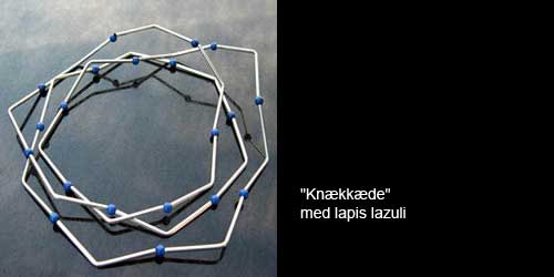 "Knækkæde" med lapis lazuli